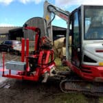 Junior machine fitted to a 360 digger - small